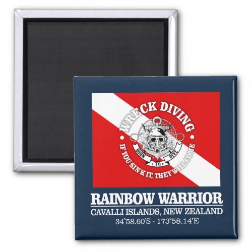 Rainbow Warrior best wrecks Magnet