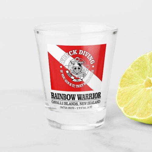 Rainbow Warrior best wrecks Shot Glass