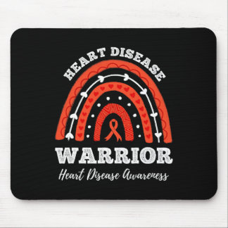 Rainbow Warrior Heart Disease Awareness  Mouse Pad