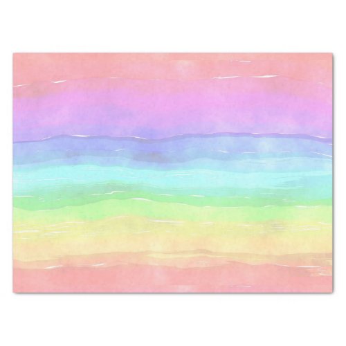Rainbow Wash Design Wrapping Paper 