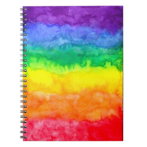 Rainbow Wash Notebook