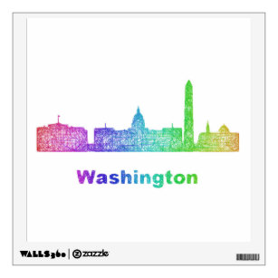 Washington Dc Wall Decals Stickers Zazzle