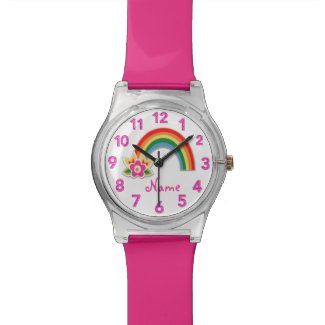 Rainbow Watch Personalized Watches for Girls