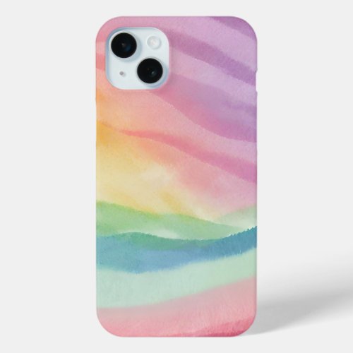 Rainbow Watercolor Bliss Phone Case 