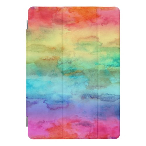 Rainbow Watercolor iPad Smart Cover