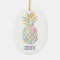 Rainbow Watercolor Pineapple Tropical Personalized