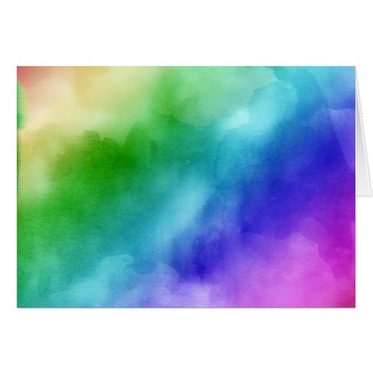 Rainbow Watercolors (Front Horizontal)