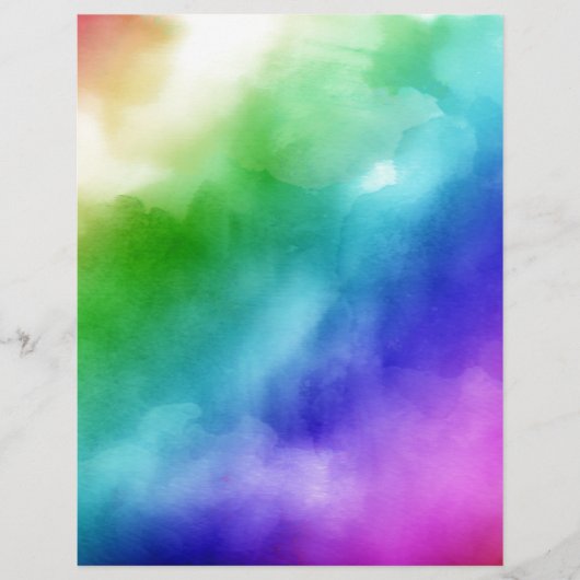 Rainbow Watercolors (Front)