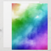 Rainbow Watercolors (Front/Back)