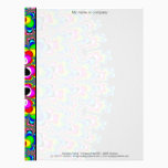 Rainbow Waterfall - Fractal Art Letterhead