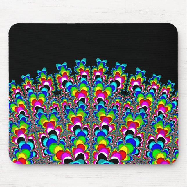 Rainbow Waterfall - Fractal Art Mouse Pad (Front)