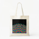 Rainbow Waterfall - Fractal Art Tote Bag