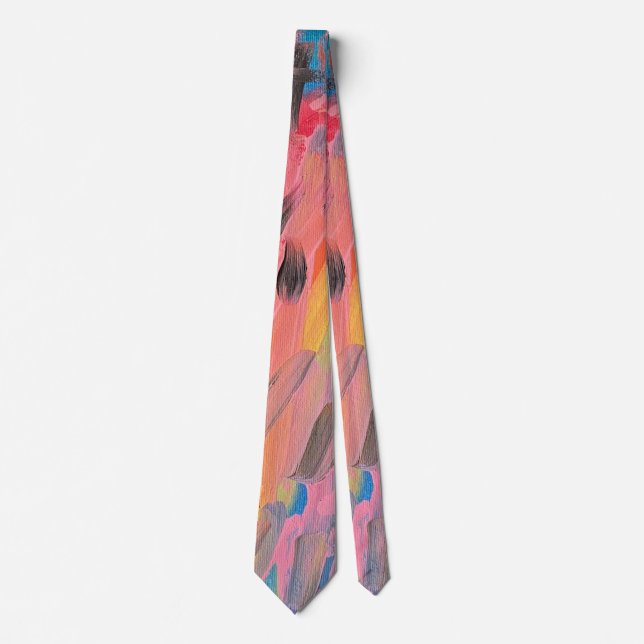 Rainbow Waterfall Neck Tie (Front)