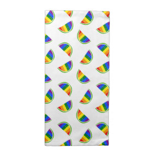 Rainbow Watermelon Pattern Cloth Napkin