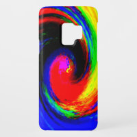 Rainbow Wave Swirl Multicolor Neon Case-Mate Samsung Galaxy S9 Case