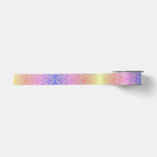 Rainbow Waves (bright) Satin Ribbon