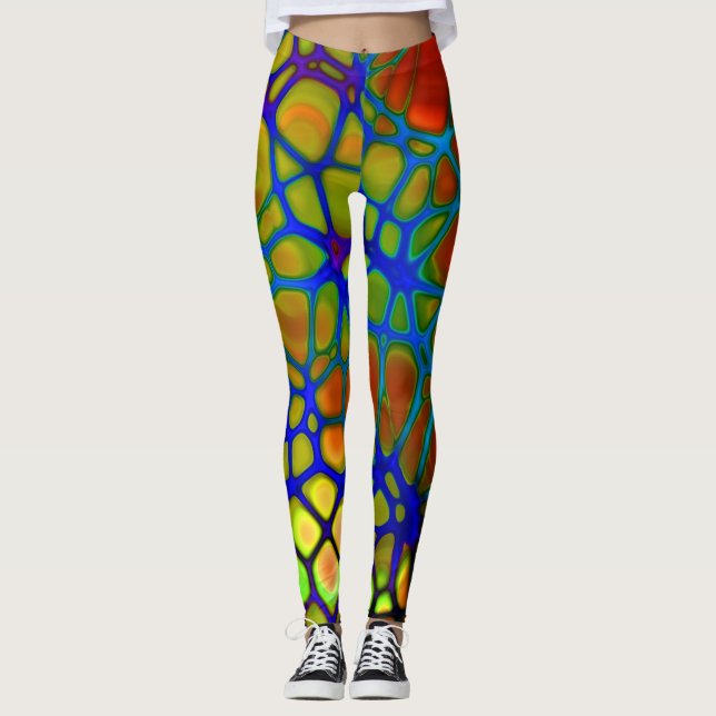 rainbow web leggings (Front)