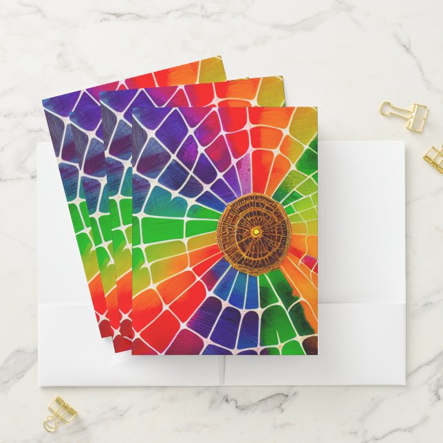 Rainbow Web Pocket Folder (In Situ)