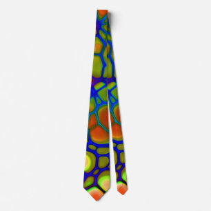 rainbow web tie