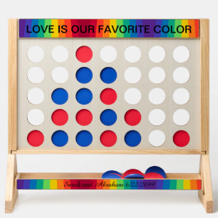 Rainbow Wedding Games Custom Ideas Colorful Fun Fast Four