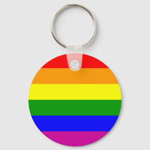 Rainbow Wedding/Gay Pride Keychain