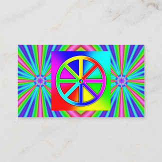 Rainbow Wheel (you may add words) Business Card