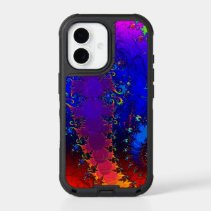 Rainbow Whirl Whimsical Fractal iPhone 17 Case