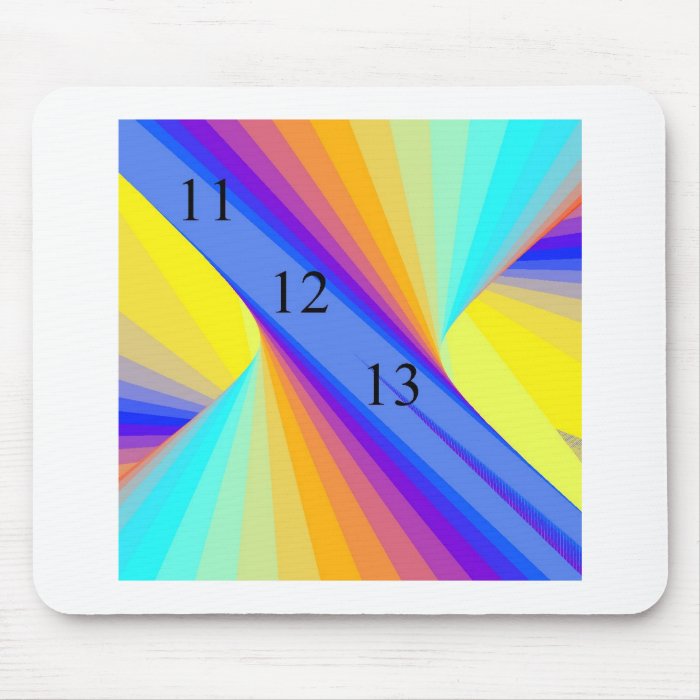 Rainbow Whirlwind Mousepad