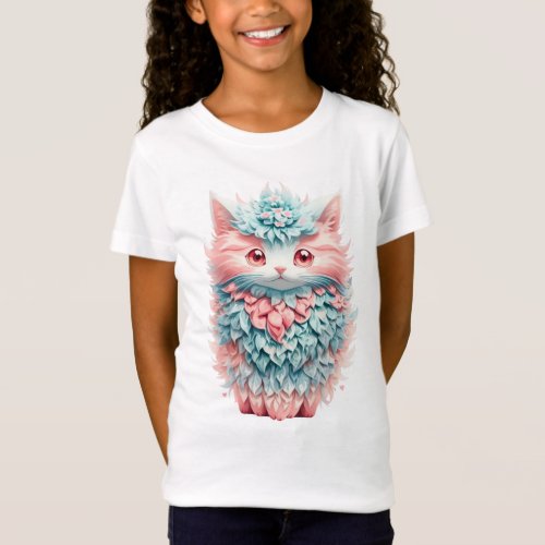 Rainbow Whiskers Cats Cradle of Color T_Shirt