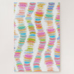 Rainbow Wiggle Puzzle<br><div class="desc">This energetic wave of color was created by a five-year-old little girl filled with joy and armed with a fistful of crayons a zero regard for symmetry, margins, or your adult sense of control. What started as "just drawing some colors" somehow turned into a visual jazz solo that looks like...</div>