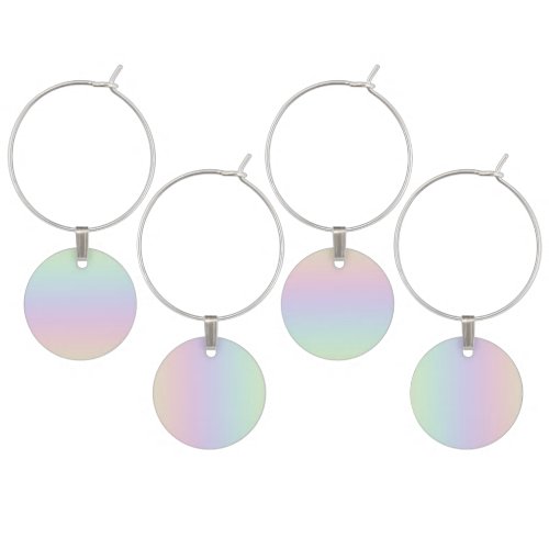 Rainbow Wine Charms