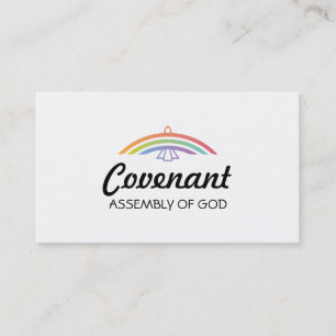 Rainbow Winged Dove (soft / full color) Business Card