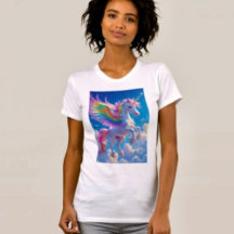 Rainbow Winged Prancing Unicorn