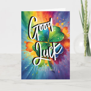 Rainbow Wishes: Good Luck You've Got This! exam Card