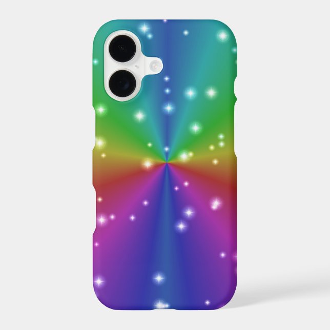 Rainbow with asterisks Case-Mate iPhone case (Back)