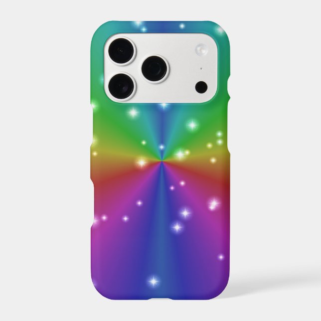 Rainbow with asterisks Case-Mate iPhone case (Back)