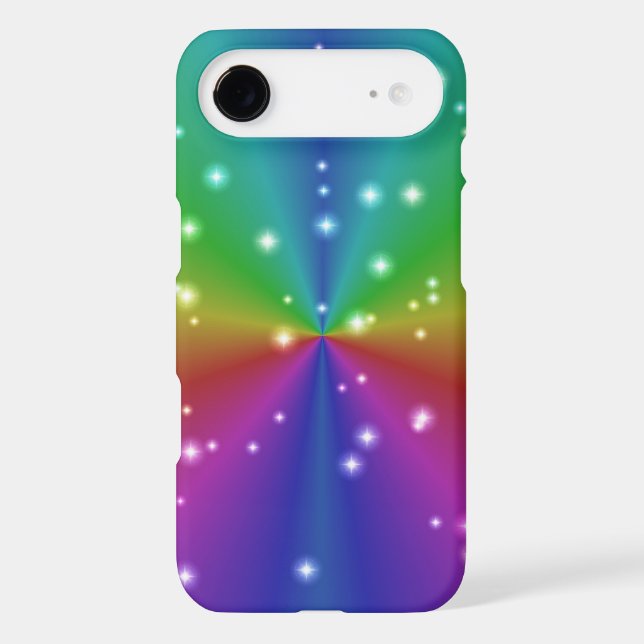 Rainbow with asterisks Case-Mate iPhone case (Back)