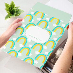 Rainbow with Cloud Blue Envelope Mailers