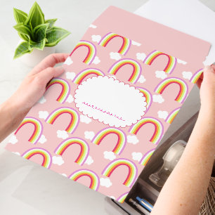 Rainbow with Cloud Pink Envelope Mailers