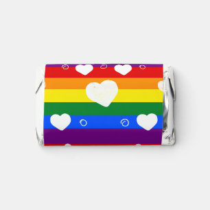 Rainbow with Hearts Hershey's Miniatures