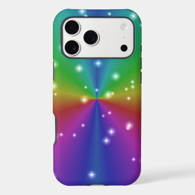 Rainbow with Stars Case-Mate iPhone Case (Back)
