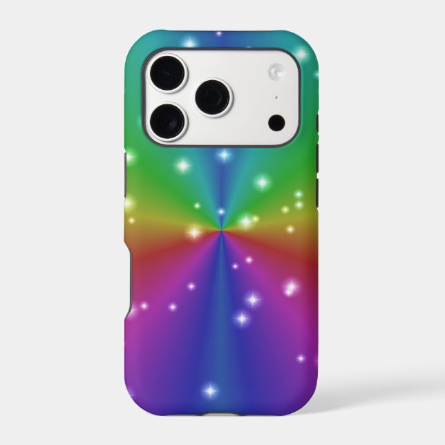 Rainbow with Stars Case-Mate iPhone Case (Back)