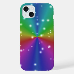 Rainbow with Stars iPhone 15 Plus Case
