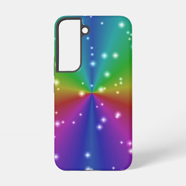 Rainbow with Stars Samsung Galaxy Case (Back)