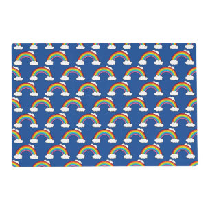 Rainbow with White Clouds Placemat