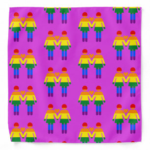 Rainbow Women Bandana
