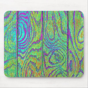 Rainbow Wood Grain Flooring Mouse Pad
