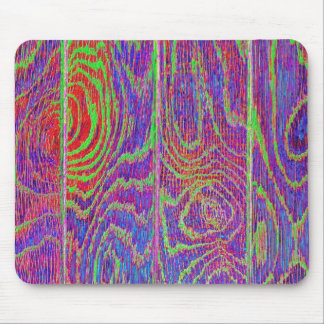 Rainbow Wood Grain Flooring Mouse Pad
