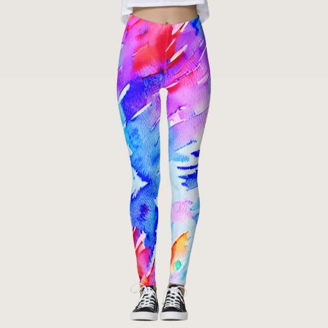 Rainbow Workout Leggings (Front)