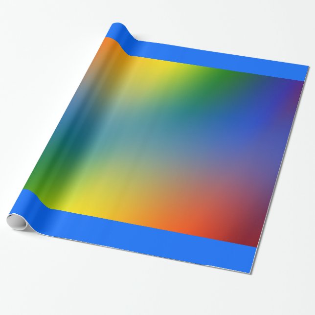 Rainbow Wrapping Paper (Unrolled)